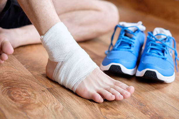 How long to heal sprained ankle